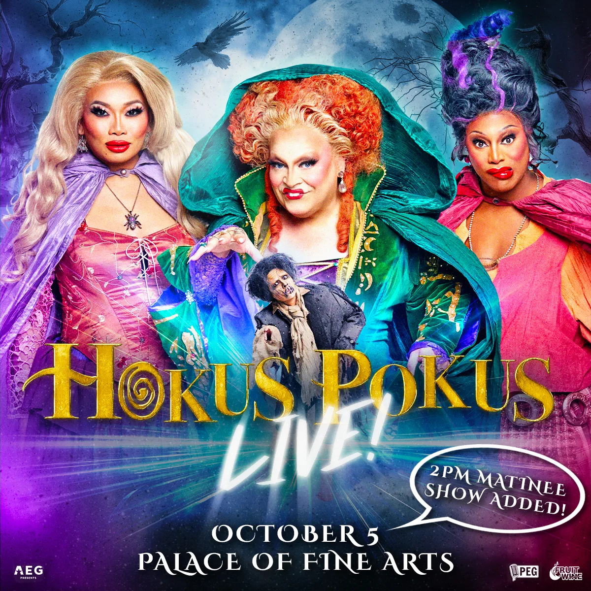 Hokus Pokus Live! Starring Ginger Minj, Jujubee, and Sapphira Cristál