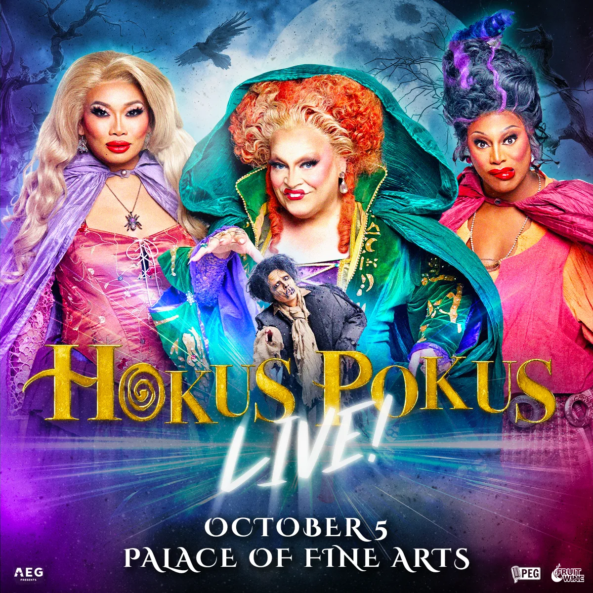 Hokus Pokus Live! Starring Ginger Minj, Jujubee, and Sapphira Cristál
