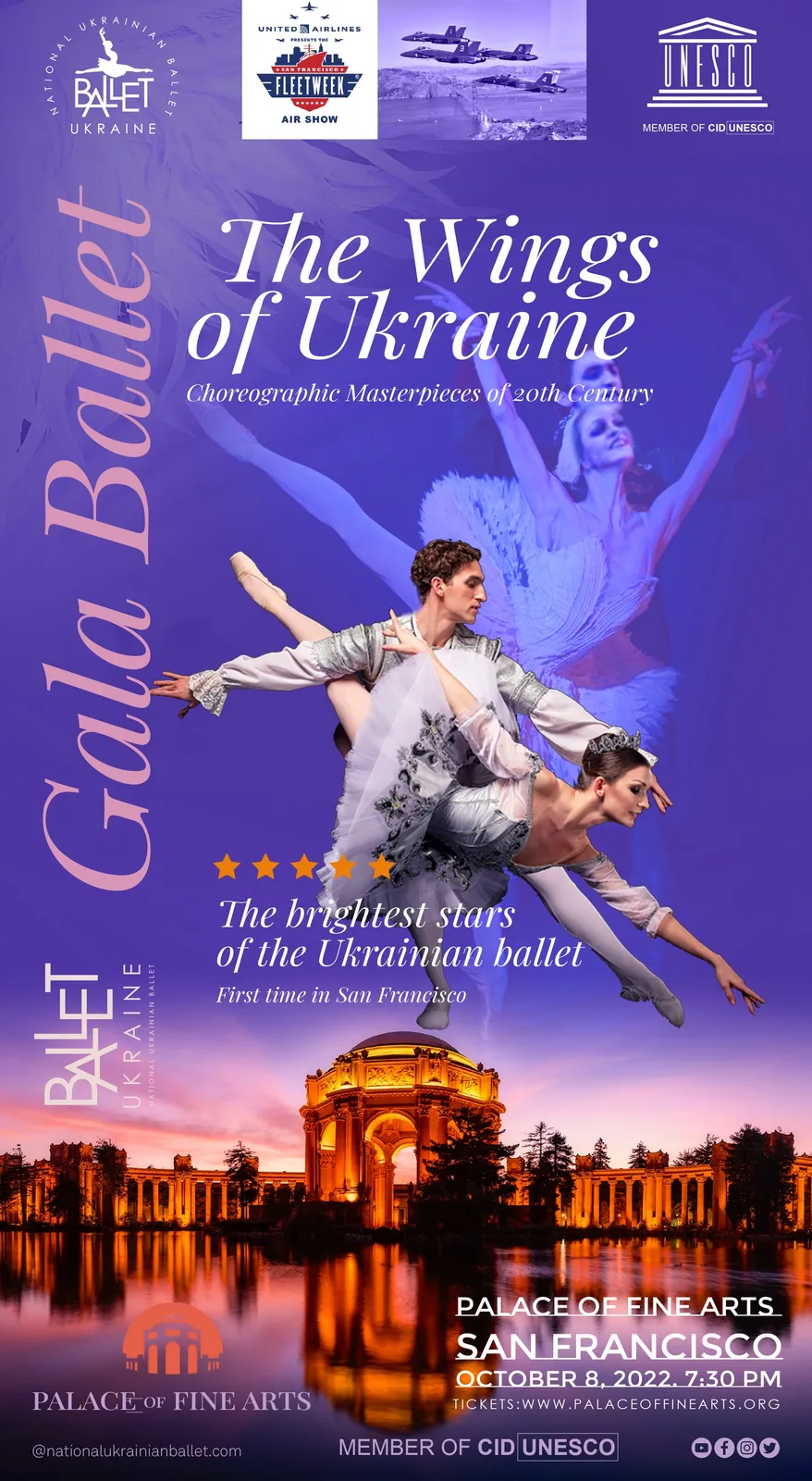 National Ukrainian Ballet presents Gala Ballet : Wings of Ukraine - CANCELLED