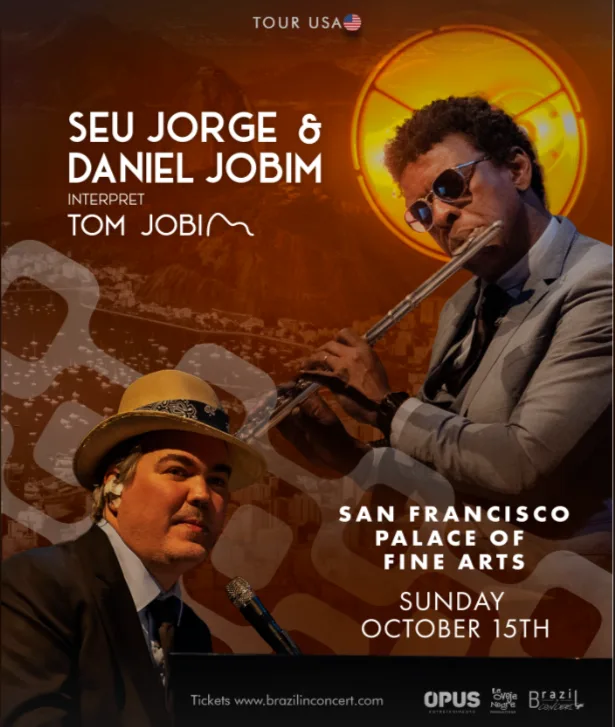 Seu Jorge and Daniel Jobim interpret Tom Jobim
